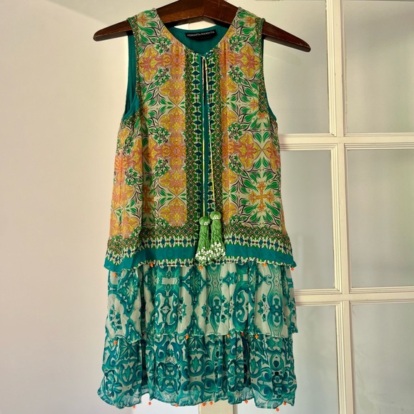 Hemant & Nandita Moana Silk Mini Dress - Picture 6 of 14
